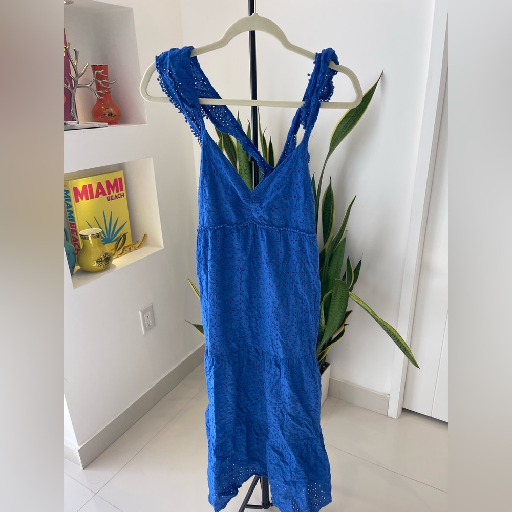 Royal blue summer dress